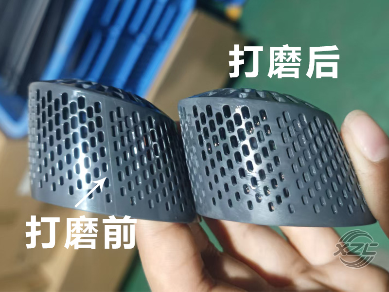 吹風(fēng)筒網(wǎng)格打磨